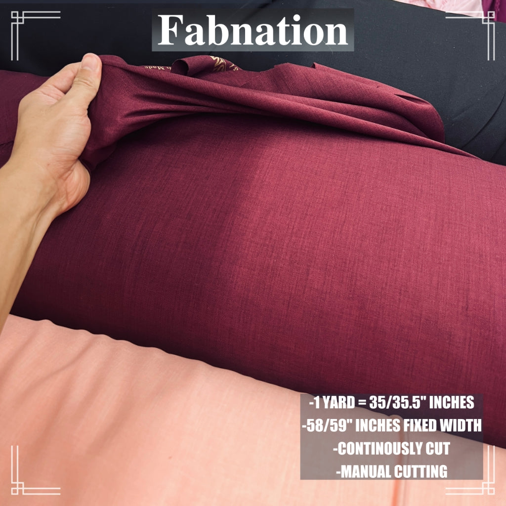 SMOOTH&SOFT COTTON LINEN SCHOOL UNIFORM FABRIC 35/35.5 INCHES LENGTH PER YARD 59 INCH FIXED WIDTH