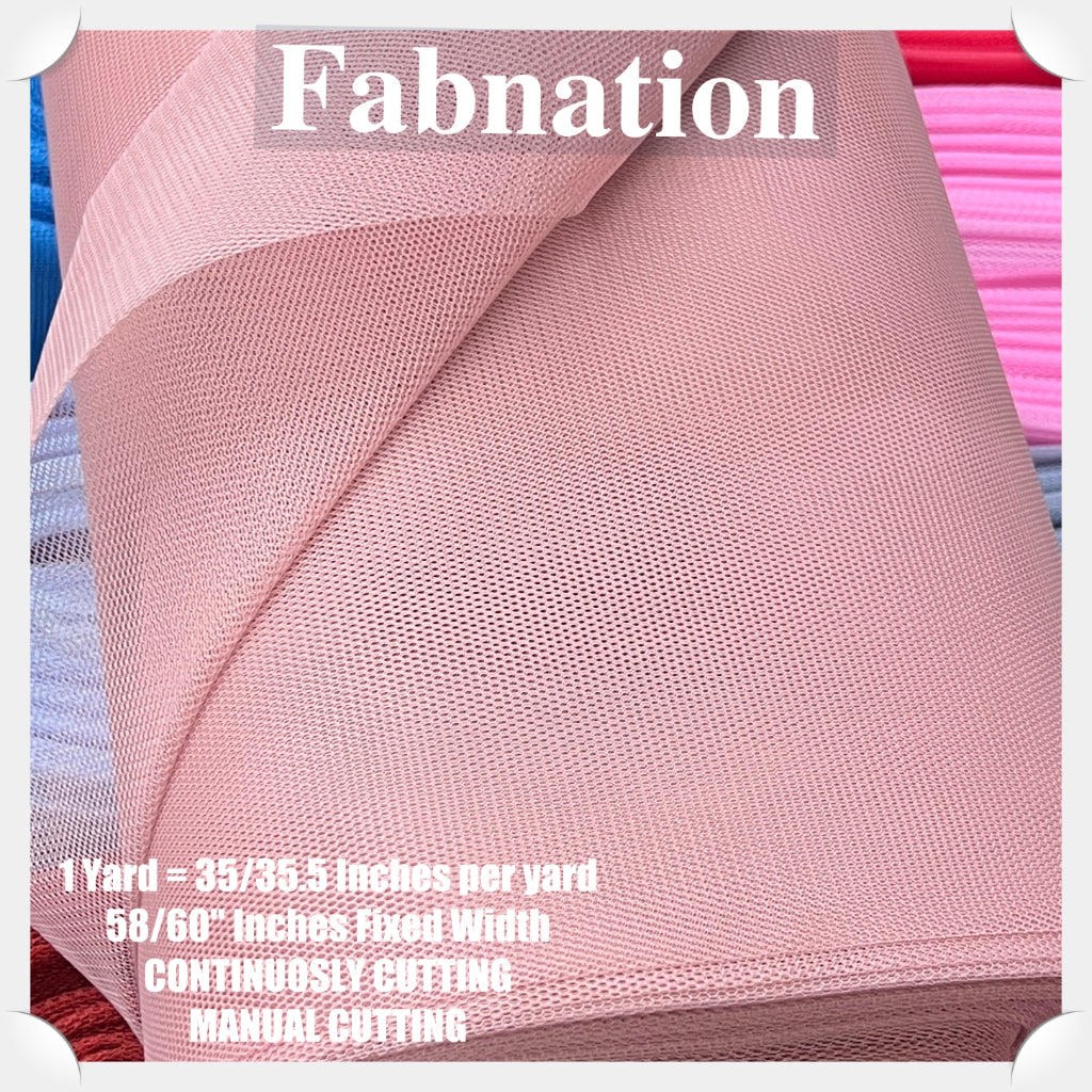 SUPER HARD TULLE PER YARD FABRIC 35/35.5 INCHES PER YARD 58/60 INCHES FIXED WIDTH / FABNATION