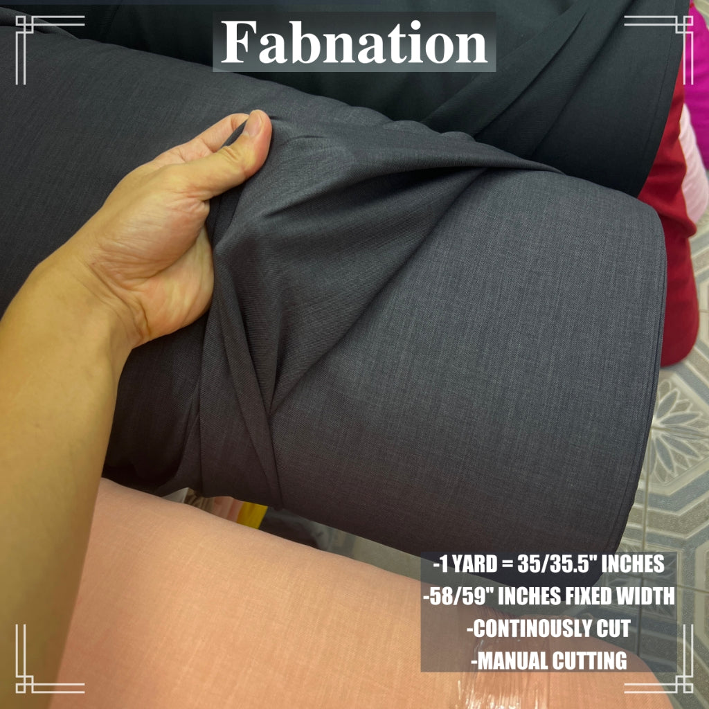 SMOOTH&SOFT COTTON LINEN SCHOOL UNIFORM FABRIC 35/35.5 INCHES LENGTH PER YARD 59 INCH FIXED WIDTH