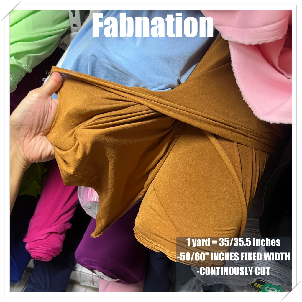 REGULAR COTTON SPANDEX cloth fabric [63"/65" - fixed width] [35"/36" - per yard] WHOLESALE AVAILABLE