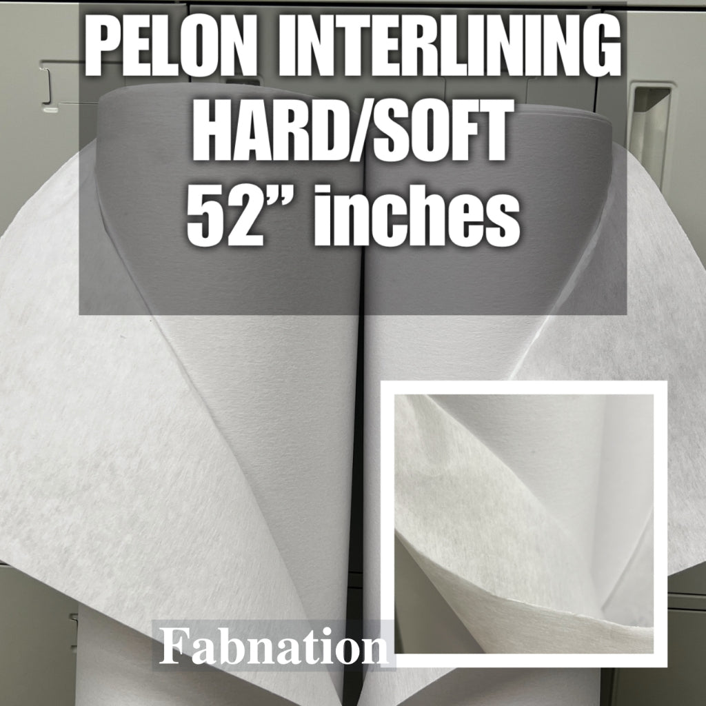 Pelon Interlining Per yard = 35/35.5 inches / Fixed Width = 53"inches