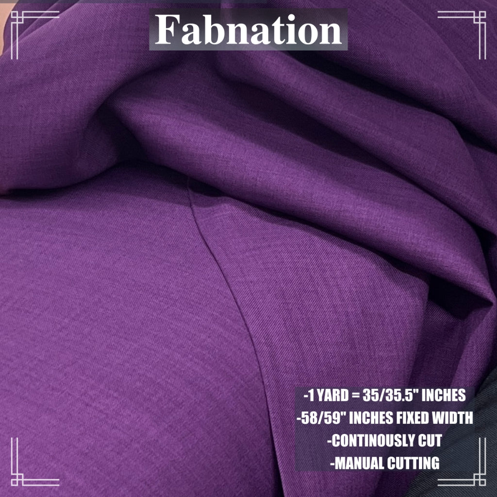 SMOOTH&SOFT COTTON LINEN SCHOOL UNIFORM FABRIC 35/35.5 INCHES LENGTH PER YARD 59 INCH FIXED WIDTH