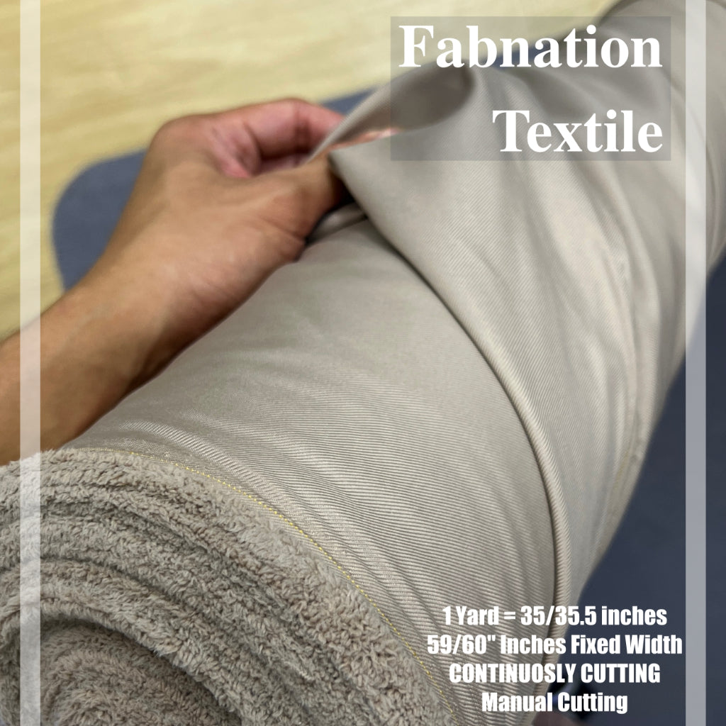 PEACH TWILL FABRIC RAW FABRIC 35/35.5 INCHES LENGTH PER YARD 58/60 INCH FIXED WIDTH