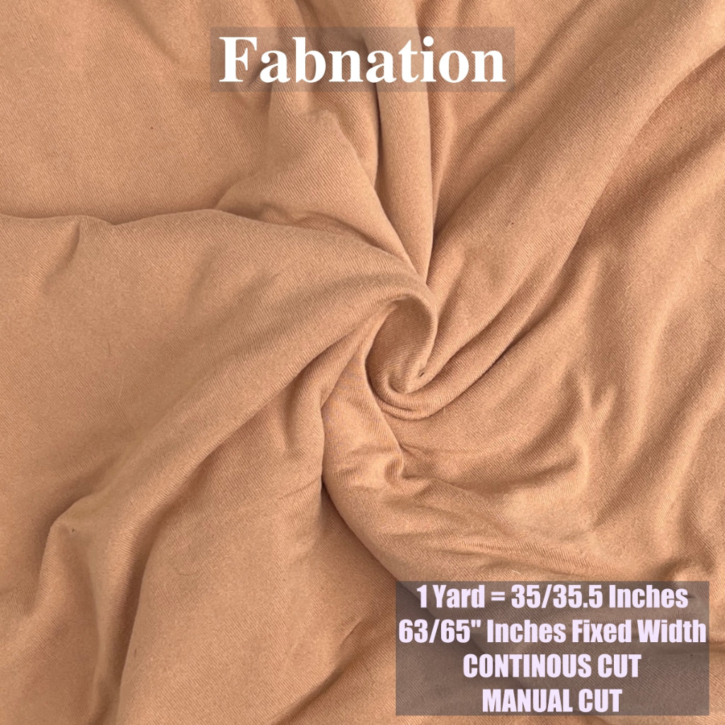 REGULAR COTTON SPANDEX cloth fabric [63"/65" - fixed width] [35"/36" - per yard] WHOLESALE AVAILABLE