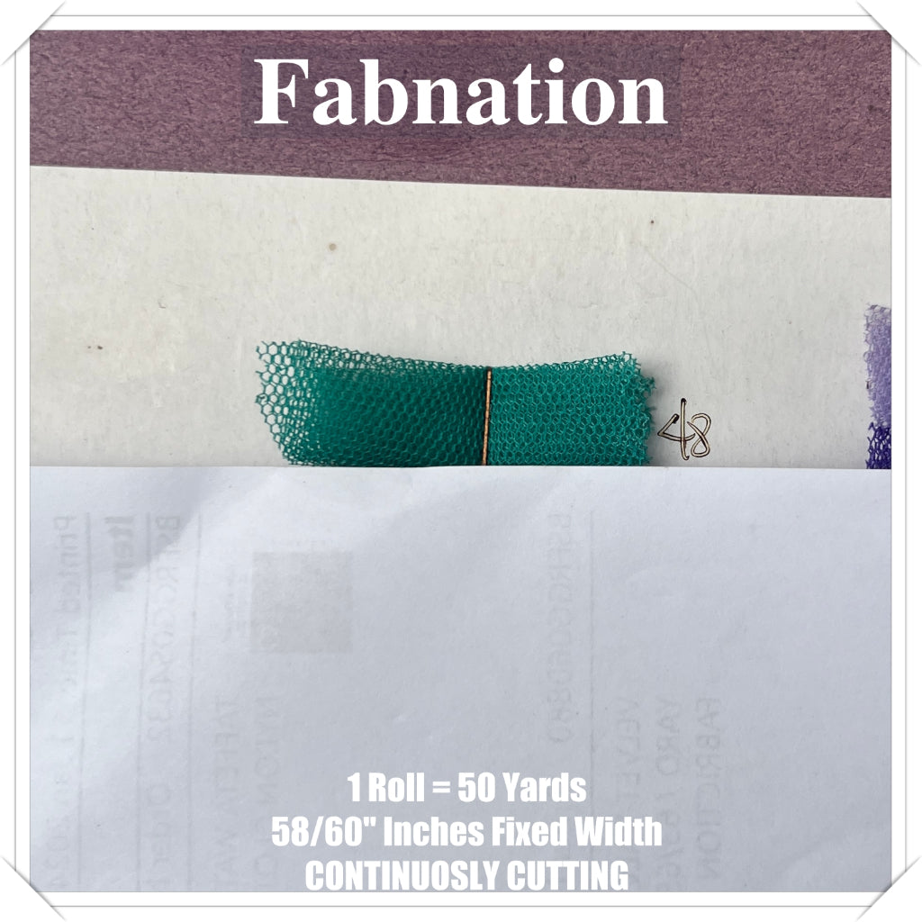 PREMIUM SOFT TULLE SILK PER ROLL = 50 YARDS /  FIXED 59/60" WIDTH / FABNATION TEXTILE