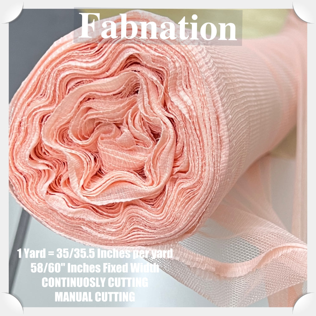 PREMIUM SOFT SILK TULLE Per Yard Fixed 60" Width WHOLESALE AVAILABLE / FABNATION TEXTILE