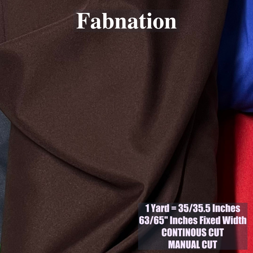 REGULAR COTTON SPANDEX cloth fabric [63"/65" - fixed width] [35"/36" - per yard] WHOLESALE AVAILABLE