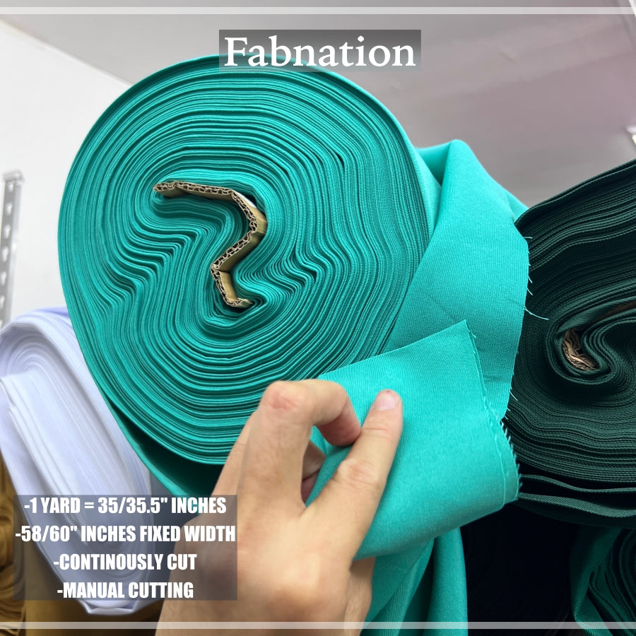 KLOPMAN FABRIC CLOTH RAW TELA 35/35.5 INCHES LENGTH PER YARD 58/60 INCH FIXED WIDTH/ FABNATION