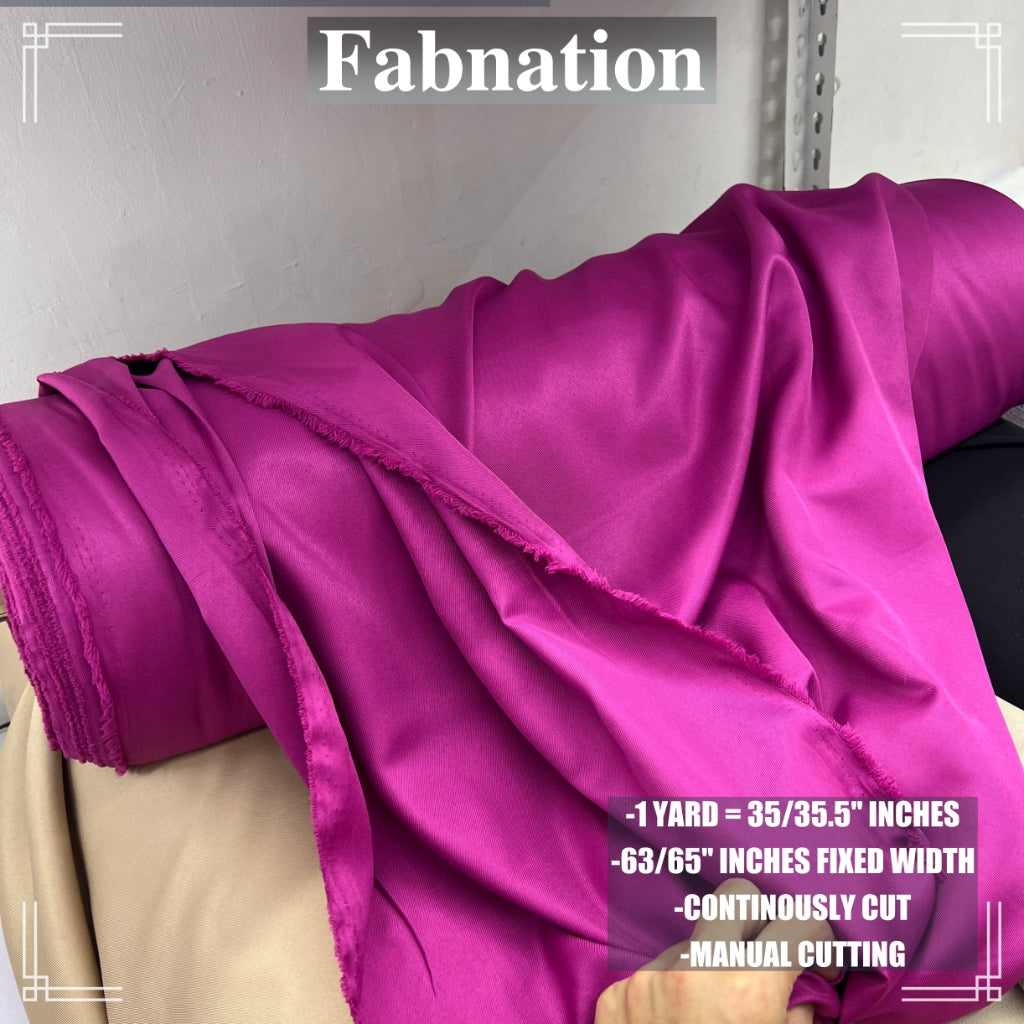 PEACH TWILL FABRIC RAW FABRIC 35/35.5 INCHES LENGTH PER YARD 58/60 INCH FIXED WIDTH