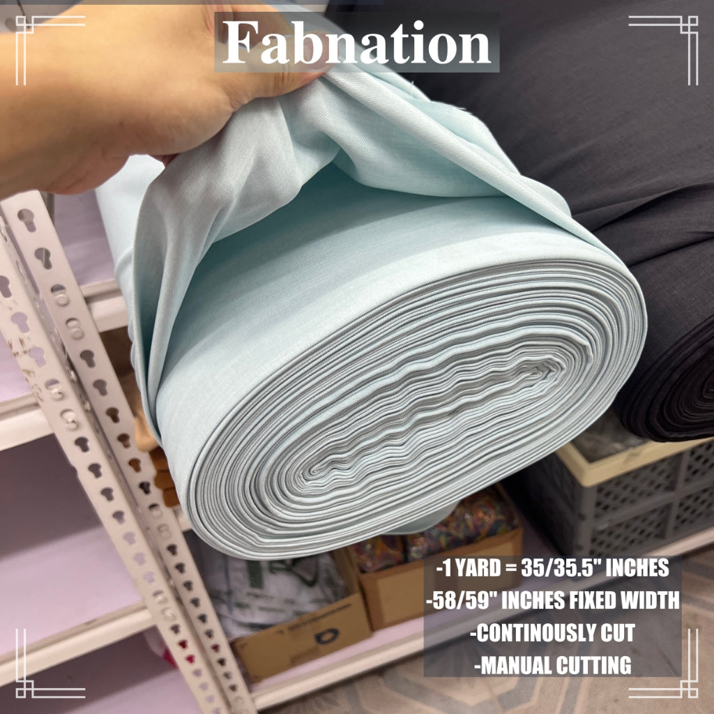 SMOOTH&SOFT COTTON LINEN SCHOOL UNIFORM FABRIC 35/35.5 INCHES LENGTH PER YARD 59 INCH FIXED WIDTH