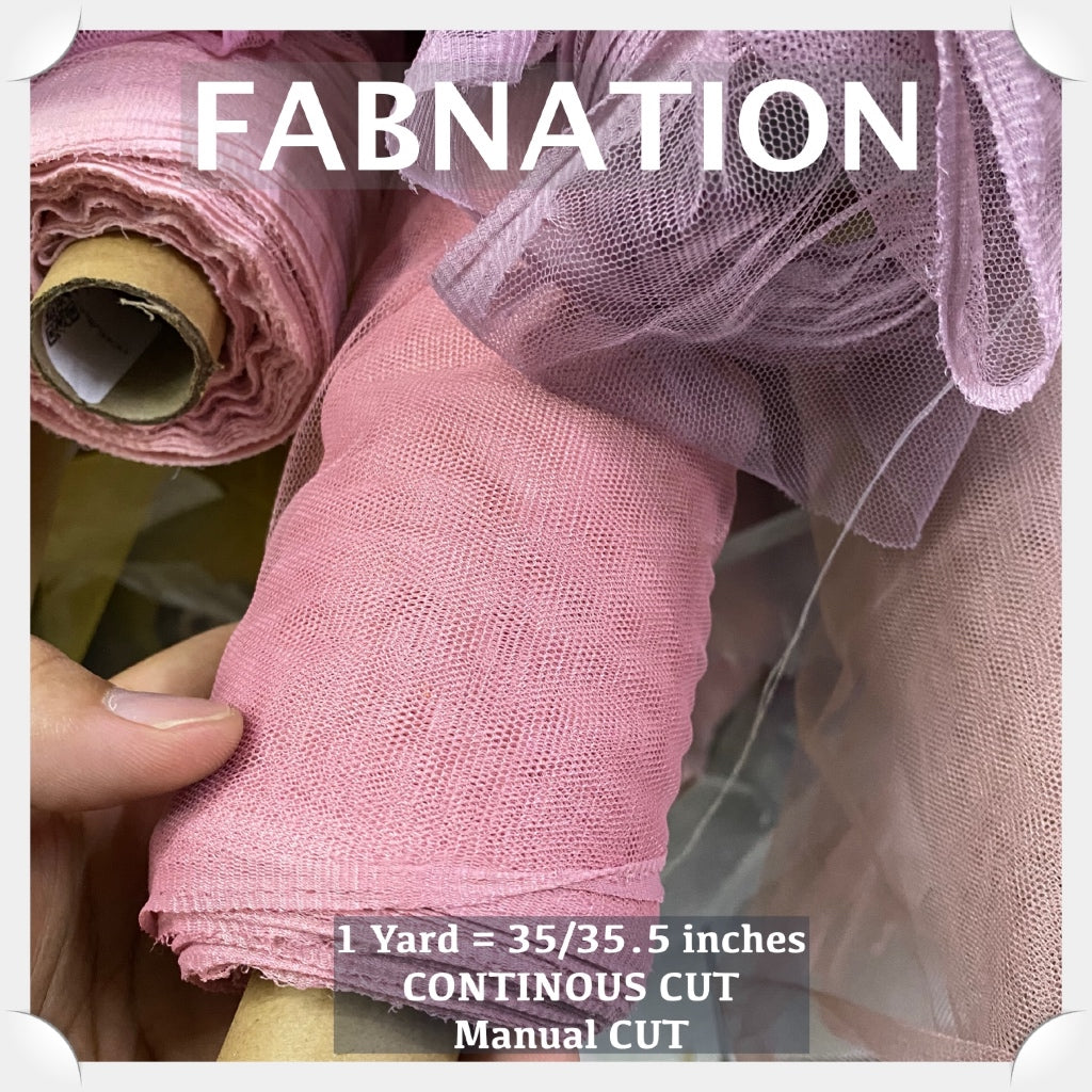 PREMIUM SOFT SILK TULLE Per Yard Fixed 60" Width WHOLESALE AVAILABLE / FABNATION TEXTILE