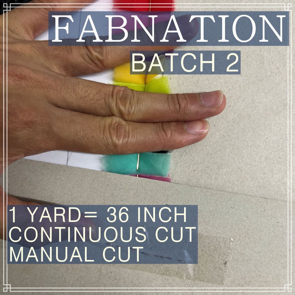 Metallic Tulle Silk Per Yard 36 inches by 60 inches FIXED width FABNATION