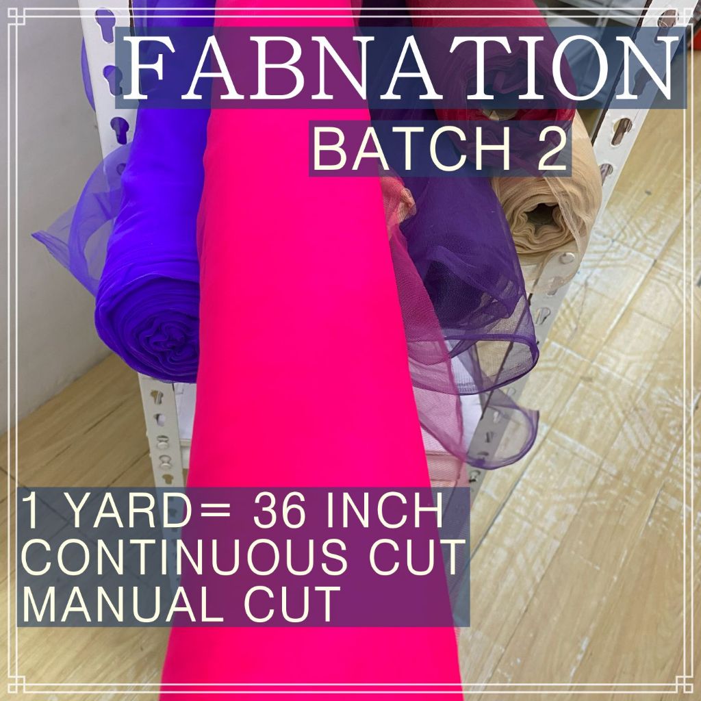 Metallic Tulle Silk Per Yard 36 inches by 60 inches FIXED width FABNATION