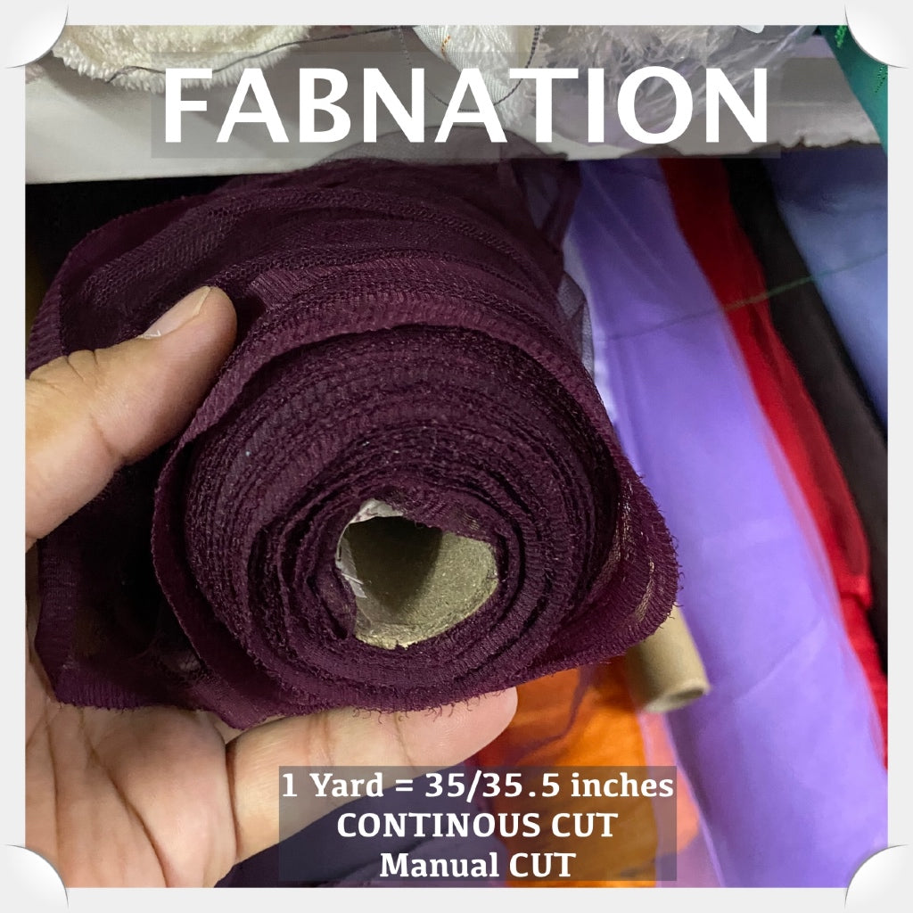PREMIUM SOFT SILK TULLE Per Yard Fixed 60" Width WHOLESALE AVAILABLE / FABNATION TEXTILE