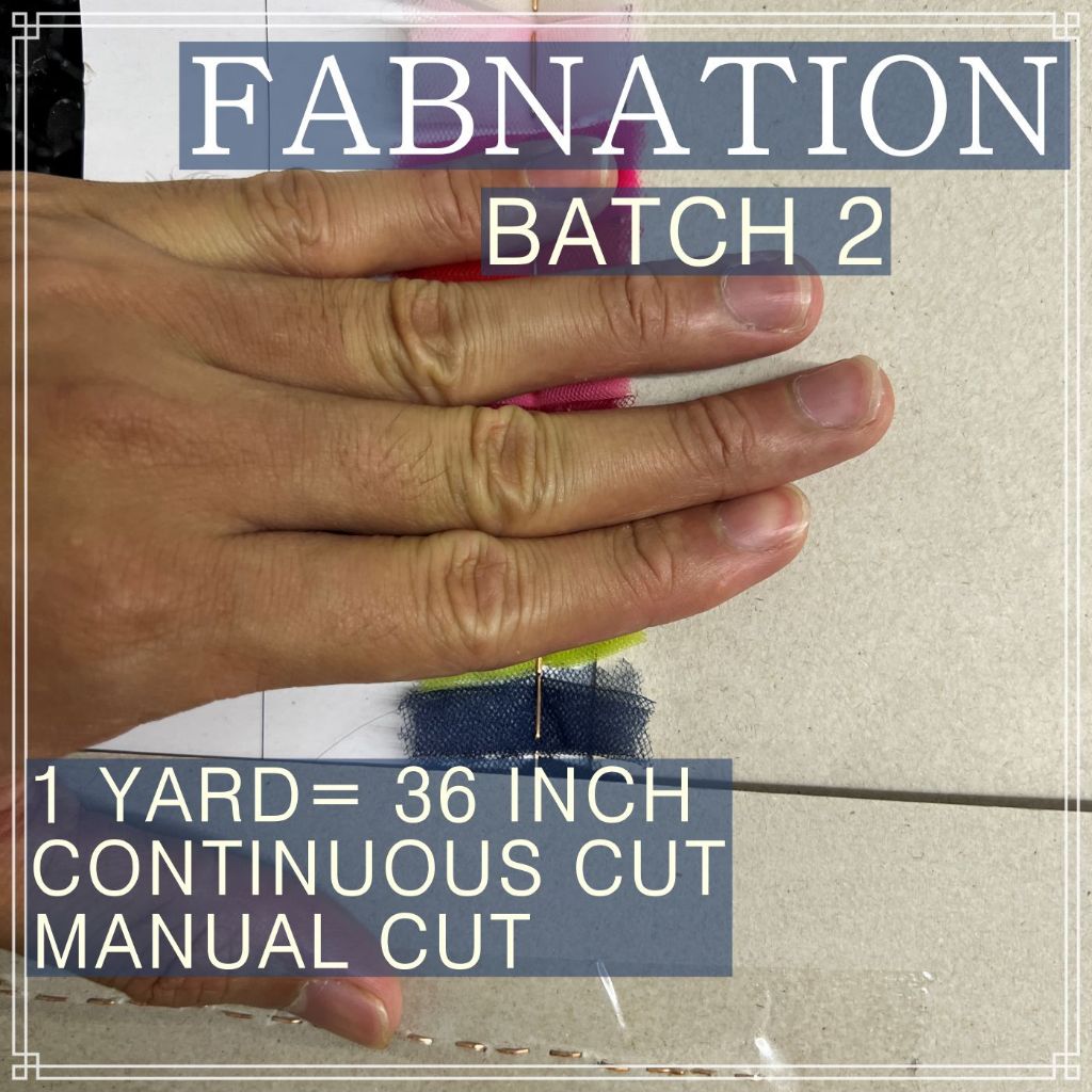 Metallic Tulle Silk Per Yard 36 inches by 60 inches FIXED width FABNATION