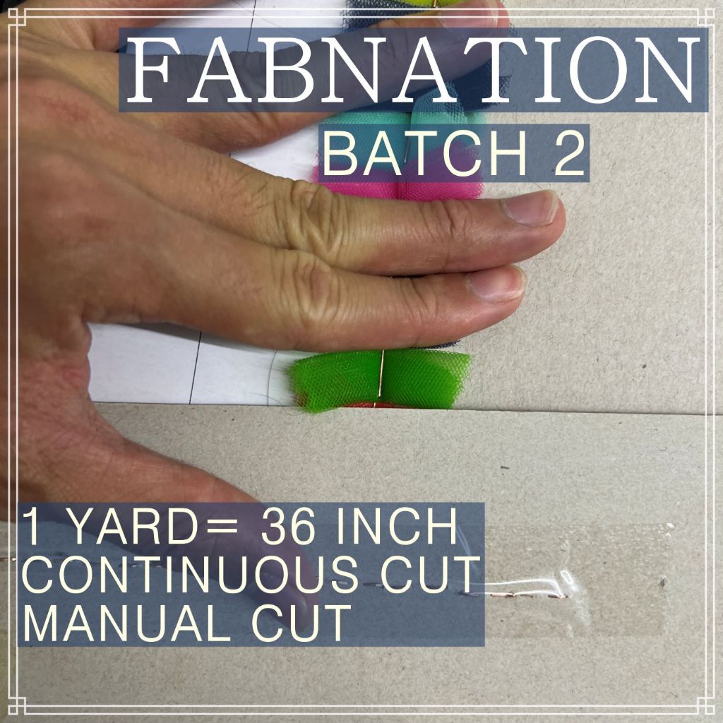 Metallic Tulle Silk Per Yard 36 inches by 60 inches FIXED width FABNATION