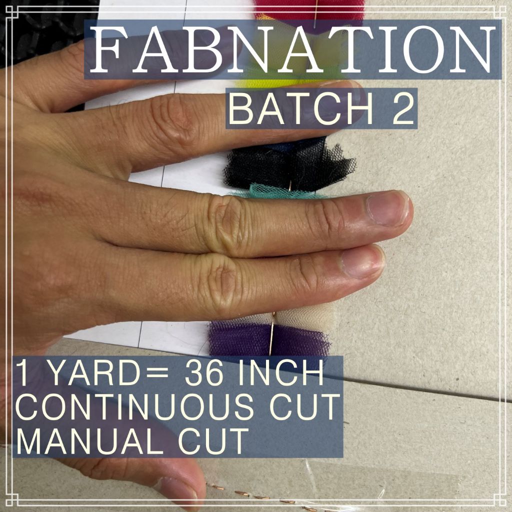 Metallic Tulle Silk Per Yard 36 inches by 60 inches FIXED width FABNATION