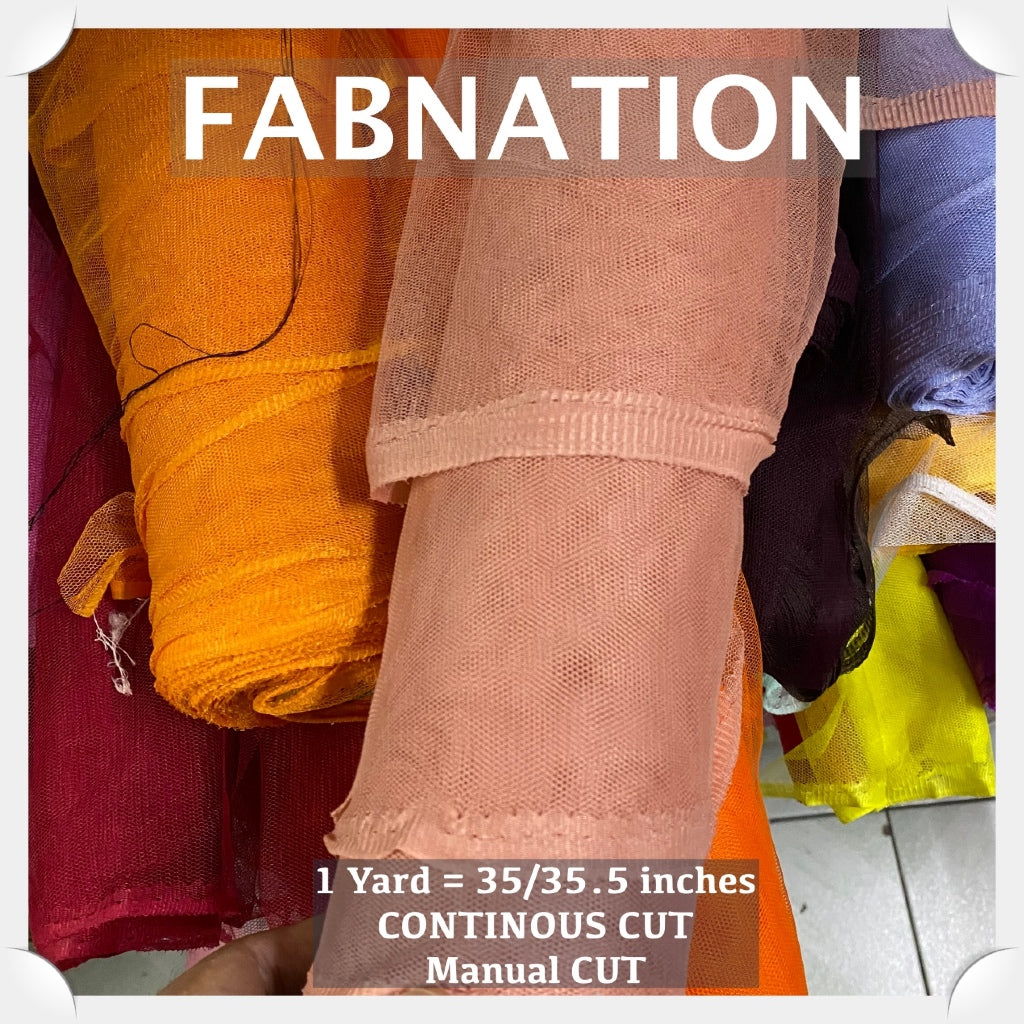 PREMIUM SOFT SILK TULLE Per Yard Fixed 60" Width WHOLESALE AVAILABLE / FABNATION TEXTILE