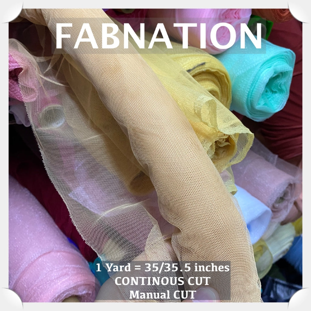 PREMIUM SOFT SILK TULLE Per Yard Fixed 60" Width WHOLESALE AVAILABLE / FABNATION TEXTILE