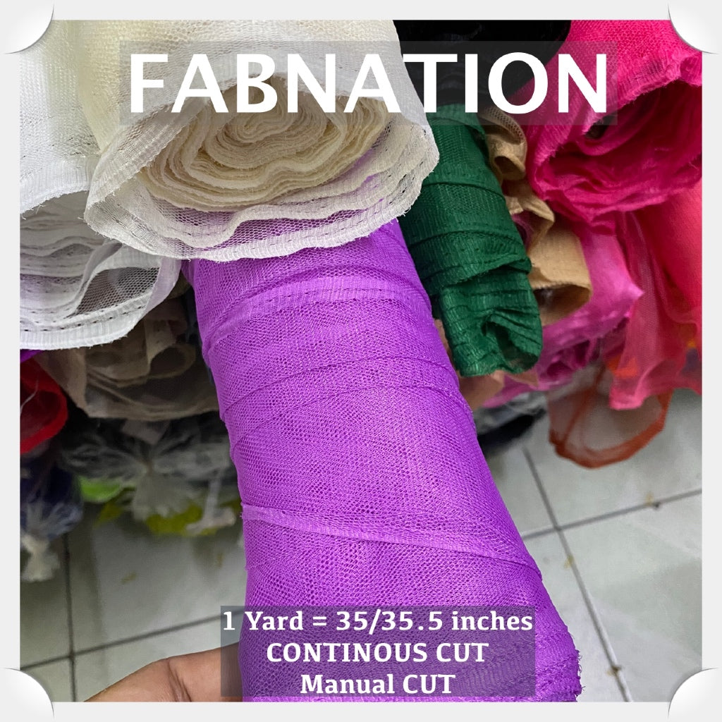 PREMIUM SOFT SILK TULLE Per Yard Fixed 60" Width WHOLESALE AVAILABLE / FABNATION TEXTILE