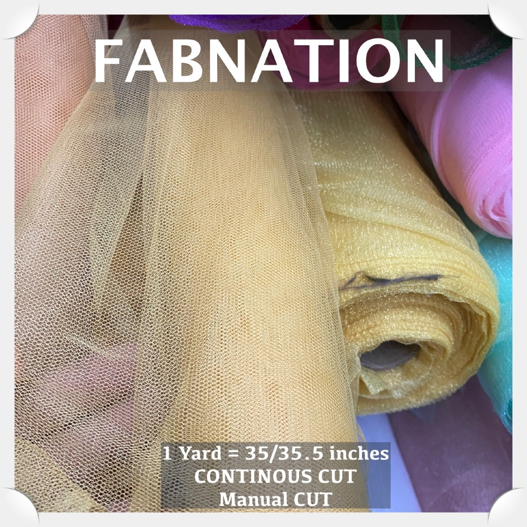 PREMIUM SOFT SILK TULLE Per Yard Fixed 60" Width WHOLESALE AVAILABLE / FABNATION TEXTILE