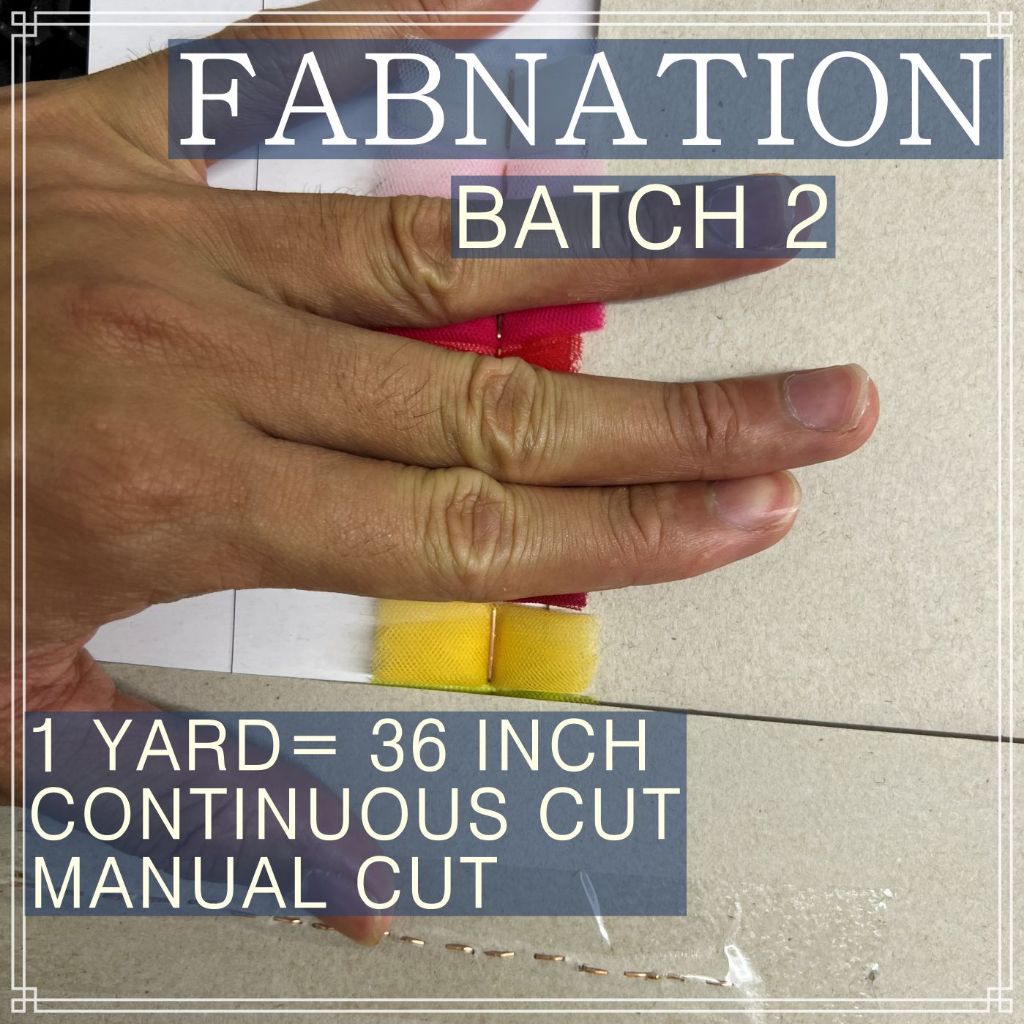 Metallic Tulle Silk Per Yard 36 inches by 60 inches FIXED width FABNATION