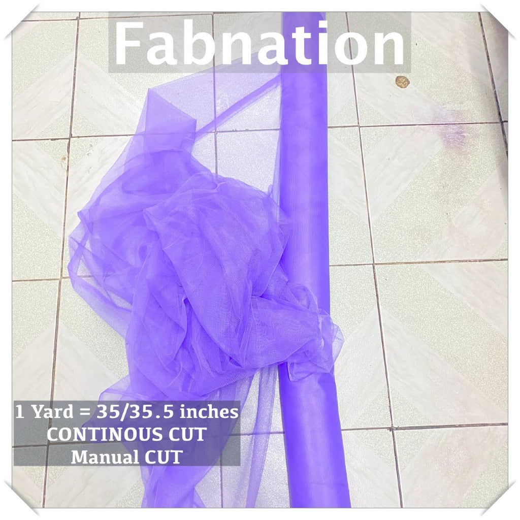 PREMIUM SOFT SILK TULLE Per Yard Fixed 60" Width WHOLESALE AVAILABLE / FABNATION TEXTILE