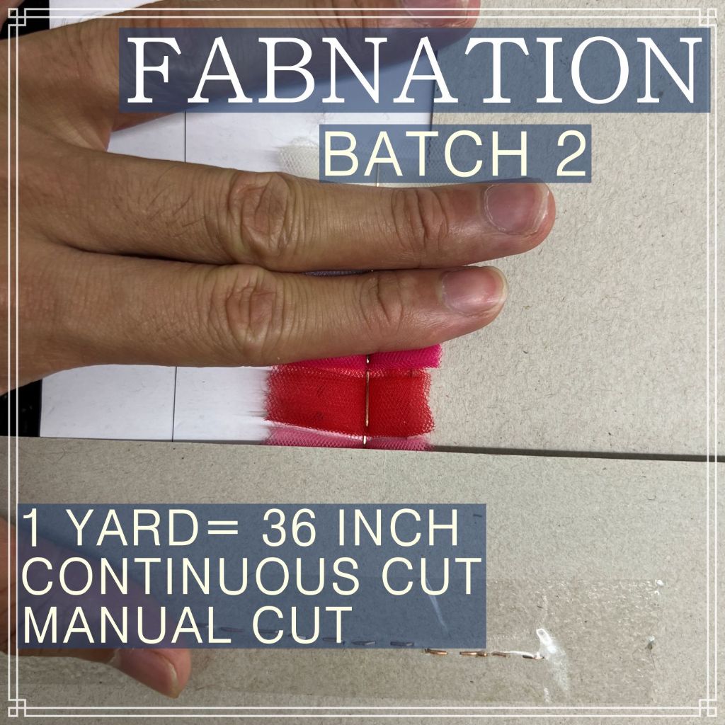 Metallic Tulle Silk Per Yard 36 inches by 60 inches FIXED width FABNATION