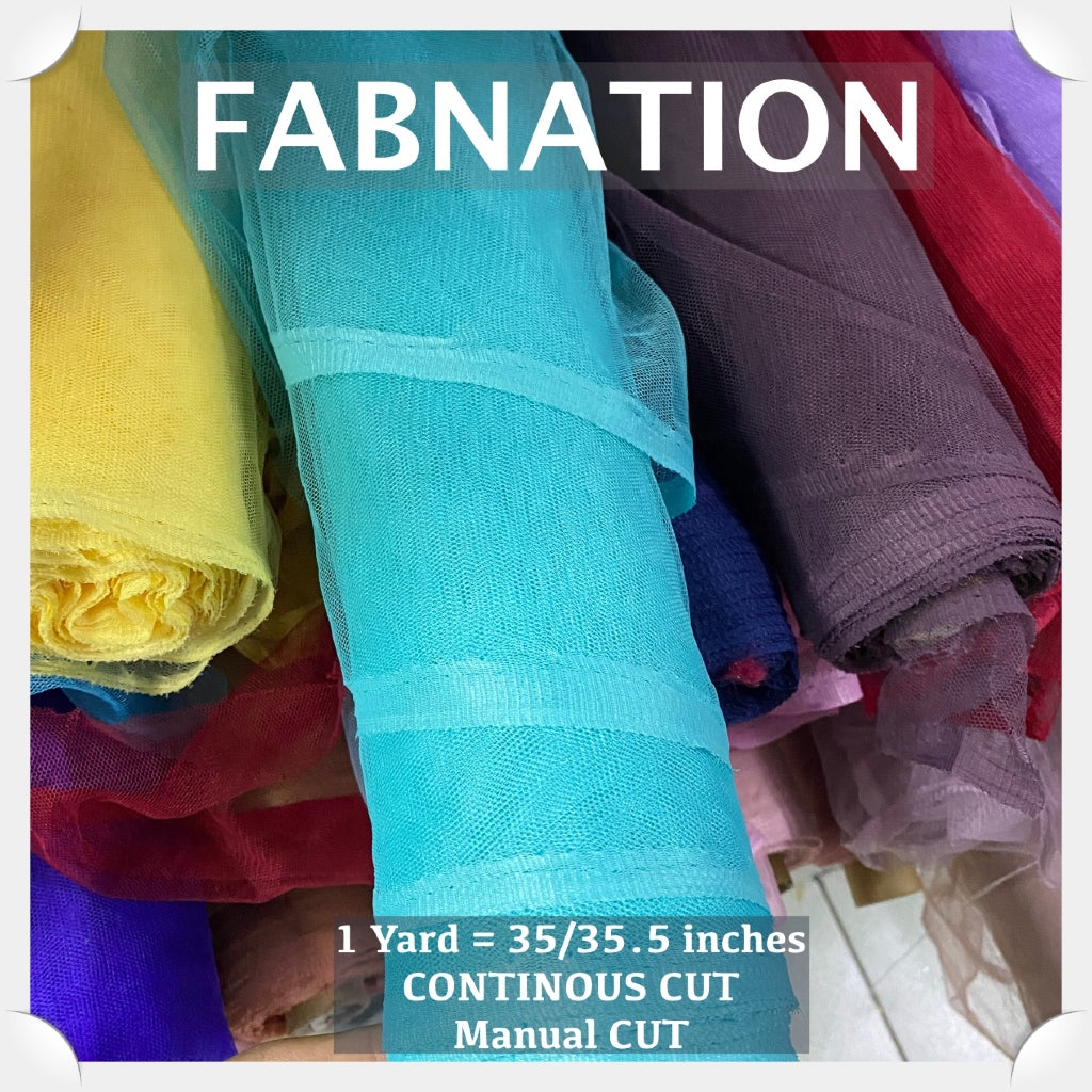 PREMIUM SOFT SILK TULLE Per Yard Fixed 60" Width WHOLESALE AVAILABLE / FABNATION TEXTILE
