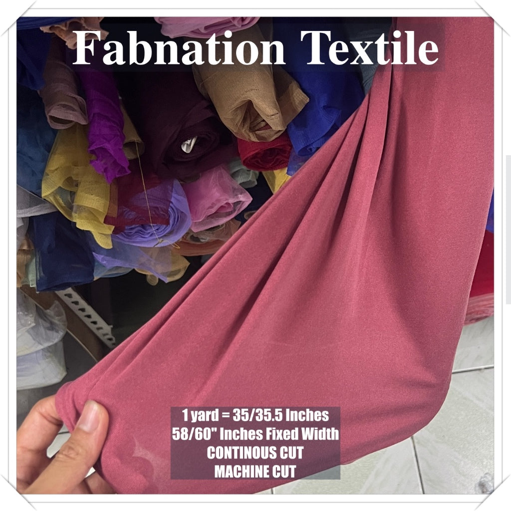 [PREMIUM] Cotton Spandex Fabric Per Yard Tela Cloth Stretchy [Updated] - COLORS