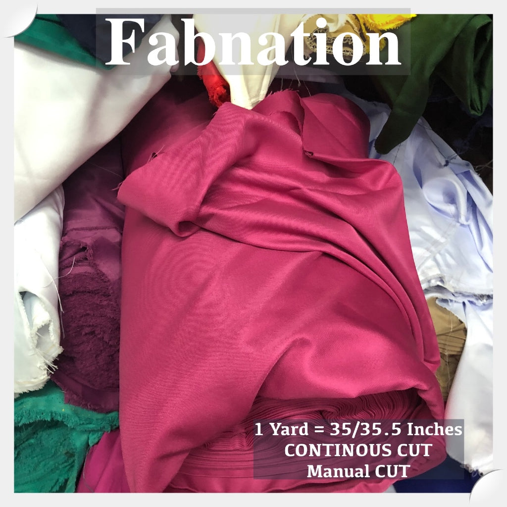 PEACH TWILL FABRIC RAW FABRIC 35/35.5 INCHES LENGTH PER YARD 58/60 INCH FIXED WIDTH