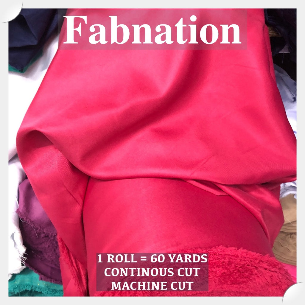 PEACH TWILL PER ROLL = 60 YARDS FABRIC CLOTH RAW TELA  58/60 INCH FIXED WIDTH/ FABNATION