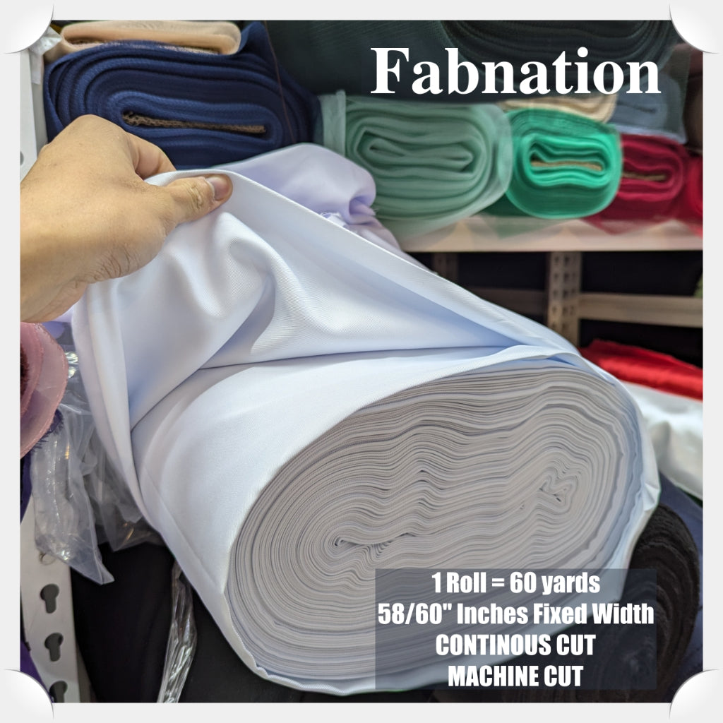 PEACH TWILL PER ROLL = 60 YARDS FABRIC CLOTH RAW TELA  58/60 INCH FIXED WIDTH/ FABNATION