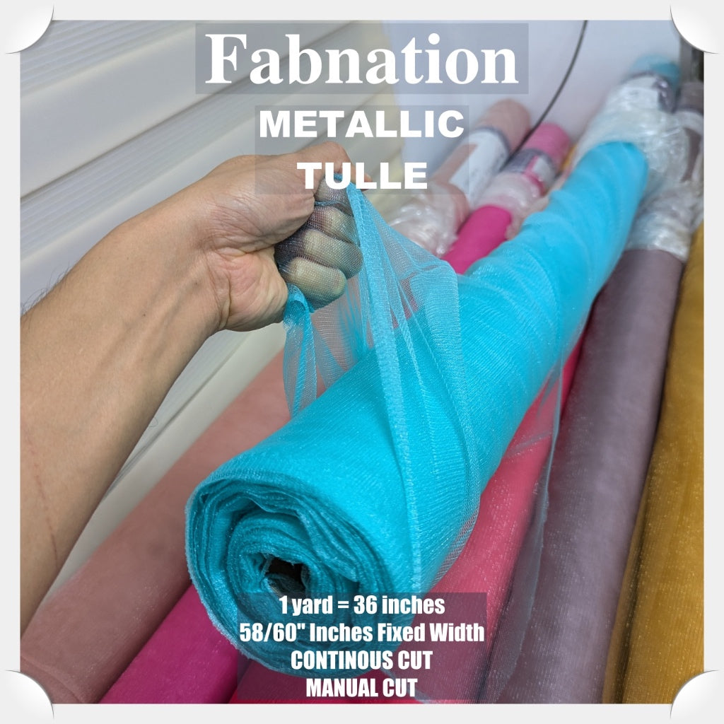 PREMIUM SOFT SILK TULLE Per Yard Fixed 60" Width WHOLESALE AVAILABLE / FABNATION TEXTILE