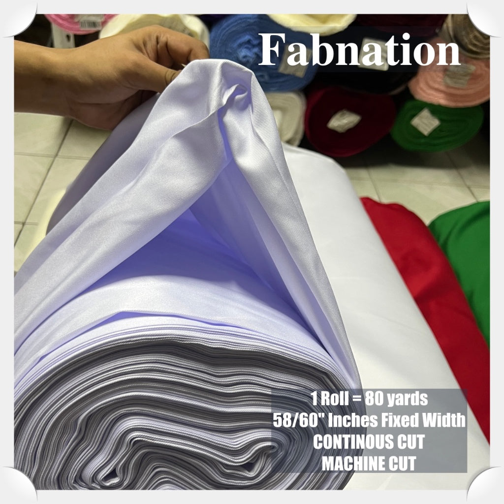 PEACH TWILL PER ROLL = 60 YARDS FABRIC CLOTH RAW TELA  58/60 INCH FIXED WIDTH/ FABNATION