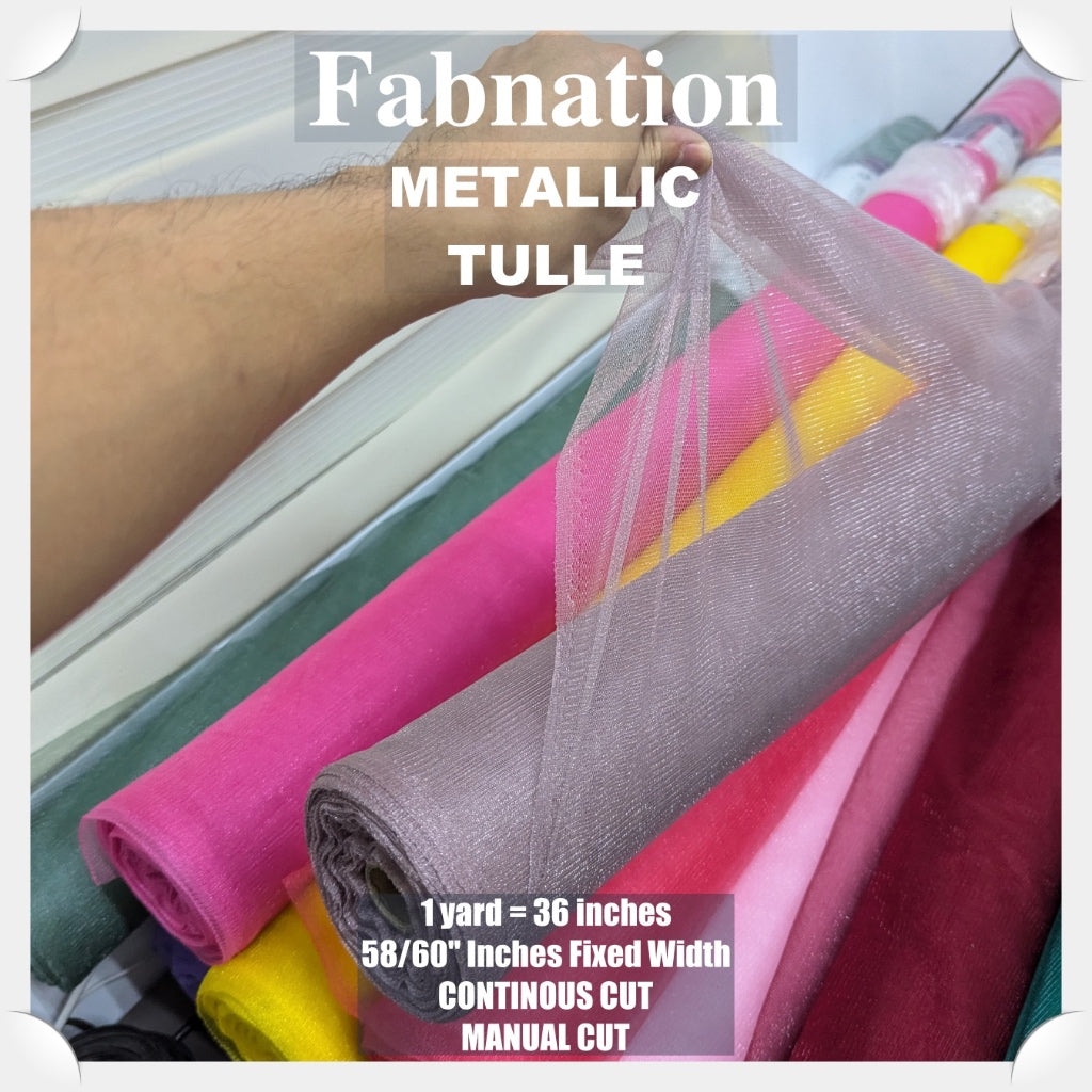 PREMIUM SOFT SILK TULLE Per Yard Fixed 60" Width WHOLESALE AVAILABLE / FABNATION TEXTILE