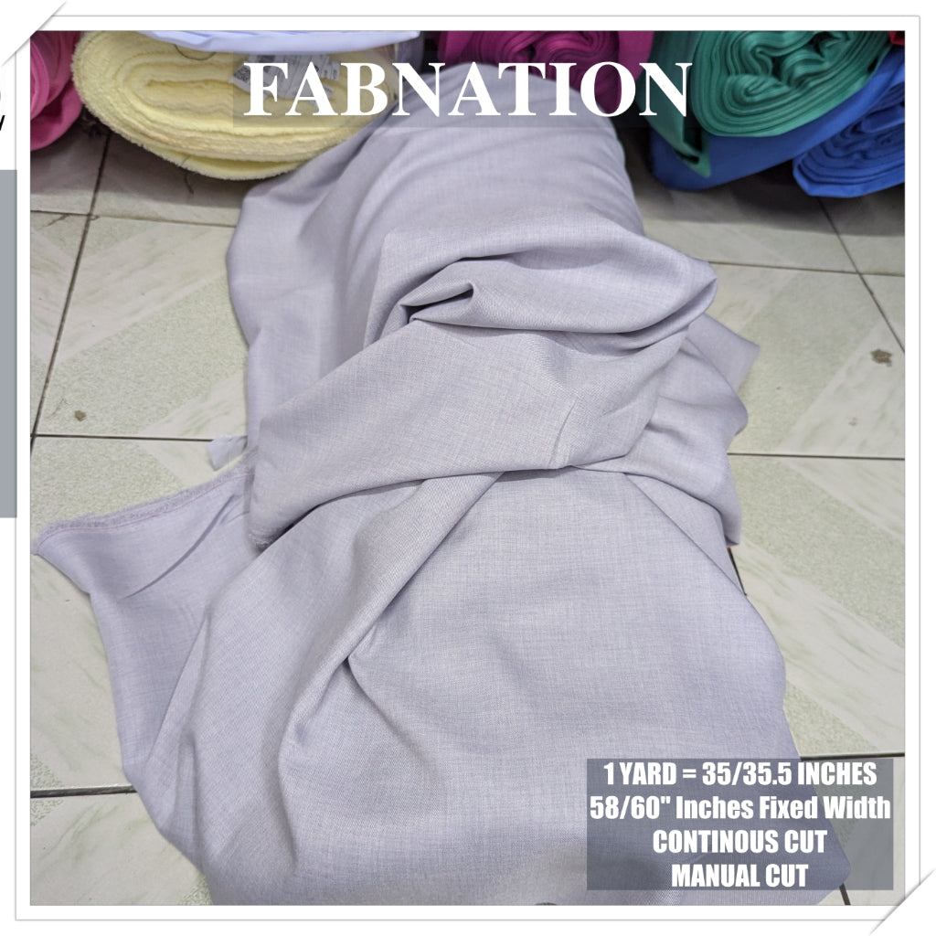 SMOOTH&SOFT COTTON LINEN SCHOOL UNIFORM FABRIC 35/35.5 INCHES LENGTH PER YARD 59 INCH FIXED WIDTH