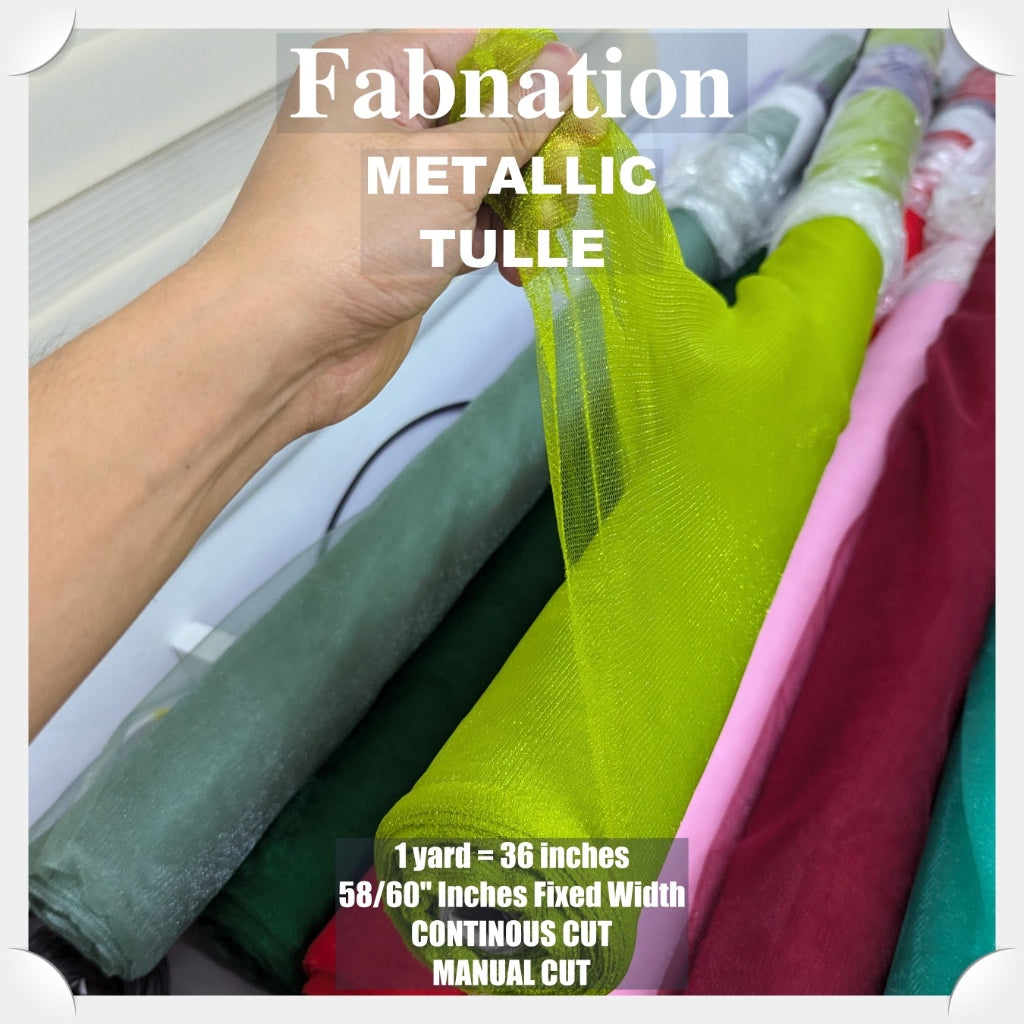 PREMIUM SOFT SILK TULLE Per Yard Fixed 60" Width WHOLESALE AVAILABLE / FABNATION TEXTILE