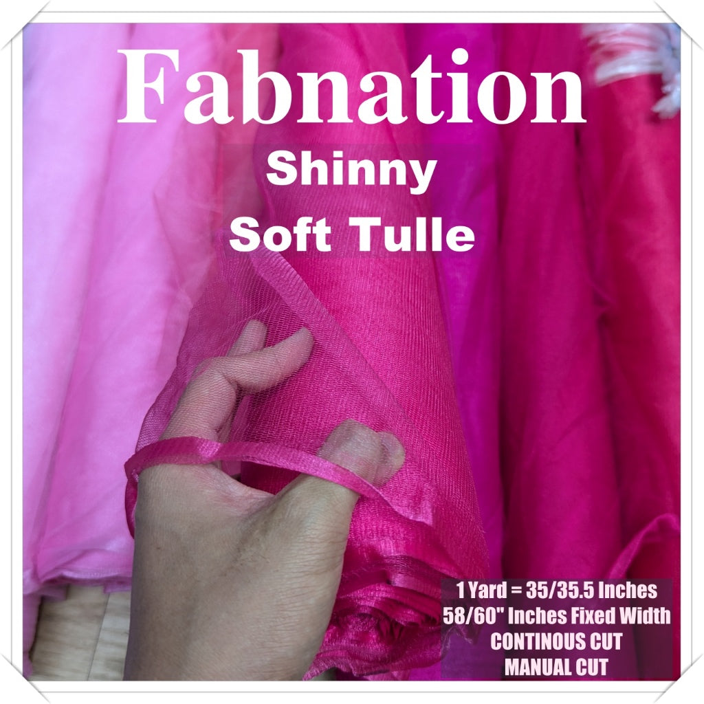 PREMIUM SOFT SILK TULLE Per Yard Fixed 60" Width WHOLESALE AVAILABLE / FABNATION TEXTILE
