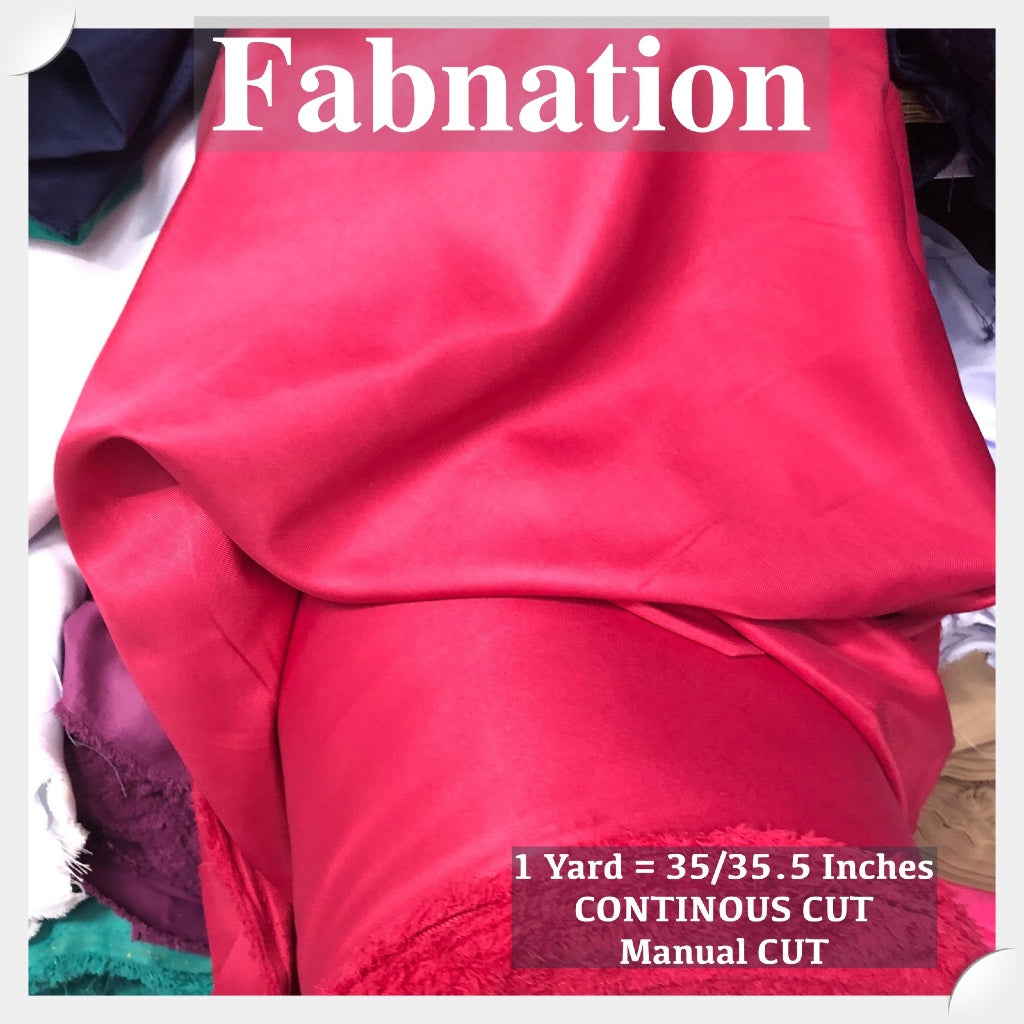 PEACH TWILL FABRIC RAW FABRIC 35/35.5 INCHES LENGTH PER YARD 58/60 INCH FIXED WIDTH