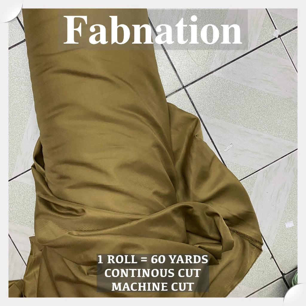 PEACH TWILL PER ROLL = 60 YARDS FABRIC CLOTH RAW TELA  58/60 INCH FIXED WIDTH/ FABNATION