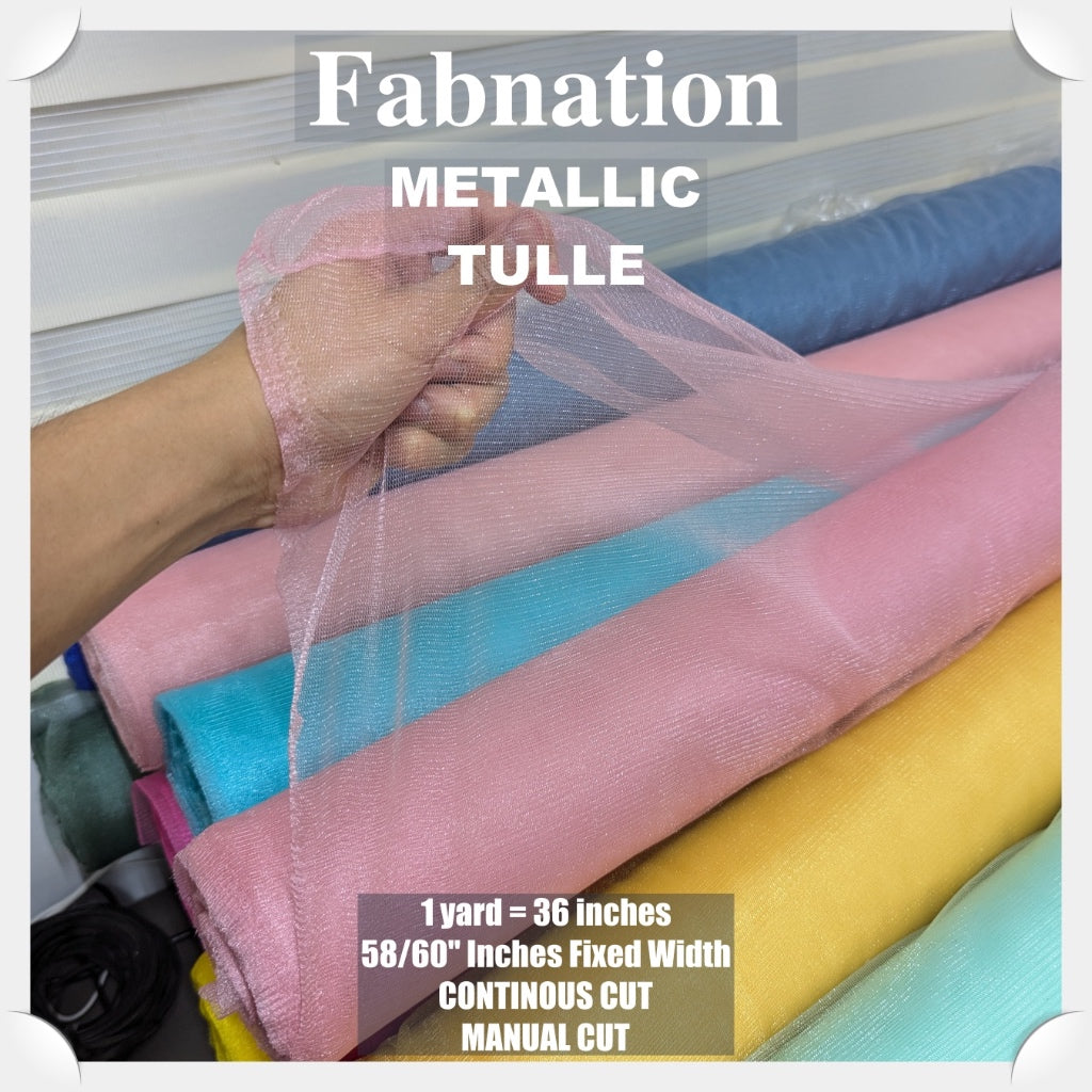 PREMIUM SOFT SILK TULLE Per Yard Fixed 60" Width WHOLESALE AVAILABLE / FABNATION TEXTILE