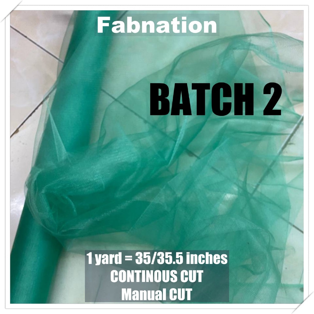 PREMIUM SOFT SILK TULLE Per Yard Fixed 60" Width WHOLESALE AVAILABLE / FABNATION TEXTILE