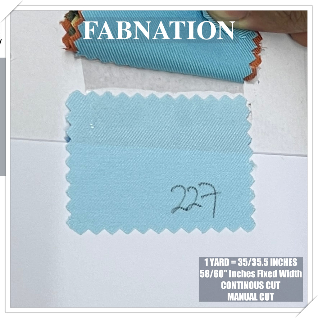 HQ Peach Twill Cotton Raw Tela, 35/35.5 Inches Length Per Yard, 58/60 Inch Fixed Width/Fab