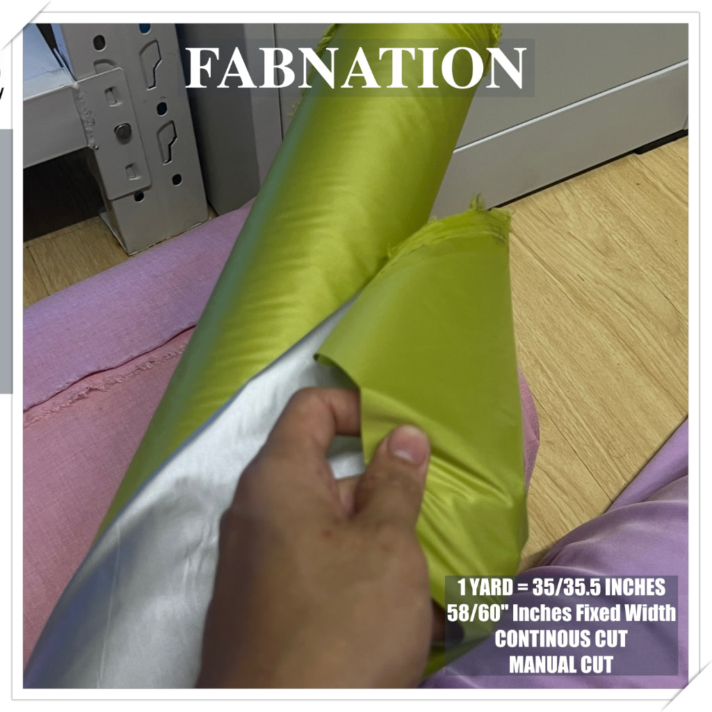 TAFFETA SBL w/ Silverbacklining Waterproof & TAFFETA REGULAR w/o silverbacklining Water-Repellant