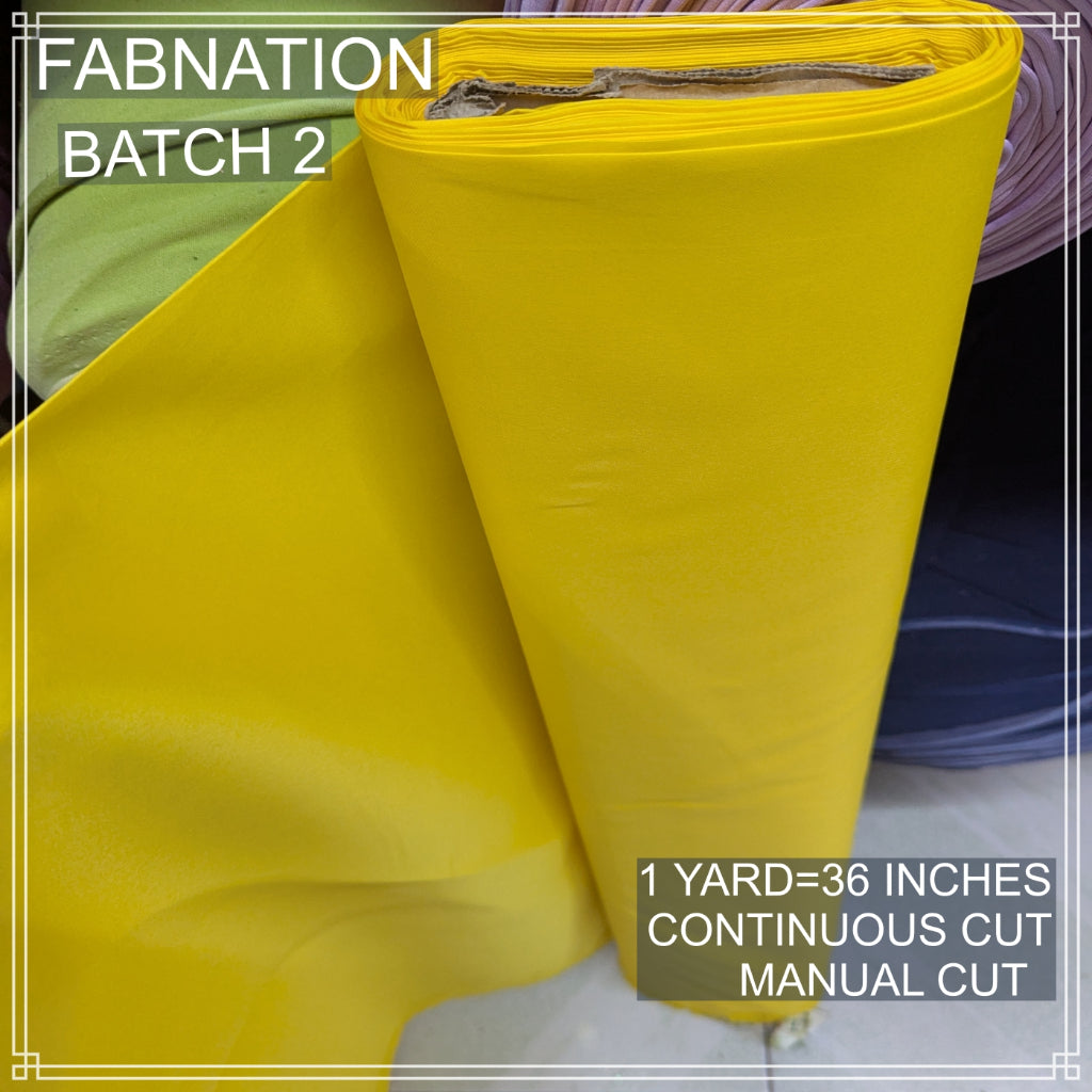 PREMIUM GEENA FABRIC PER YARD DIY FABRIC [35/35.5" LENGTH & 60" FIXED WIDTH] BATCH 2