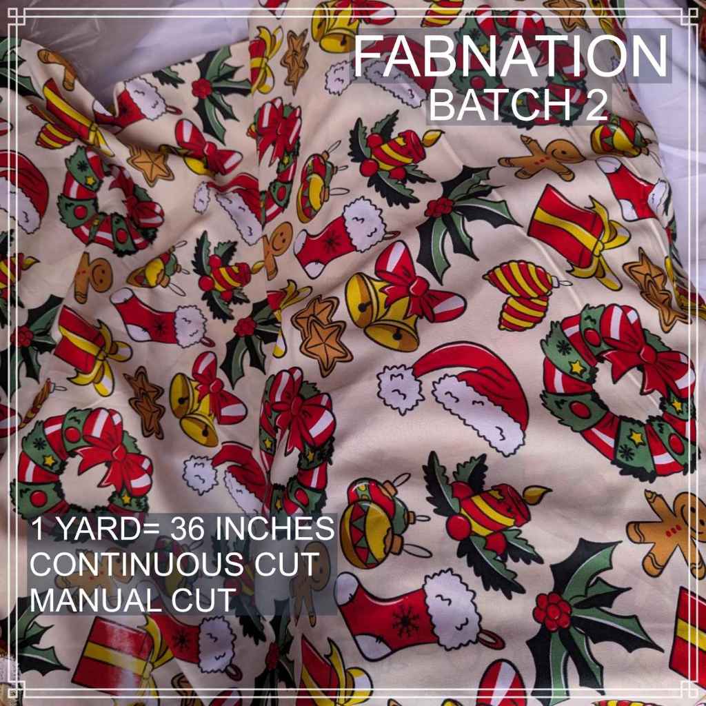 PREMIUM GEENA FABRIC PER YARD DIY FABRIC [35/35.5" LENGTH & 60" FIXED WIDTH] BATCH 2