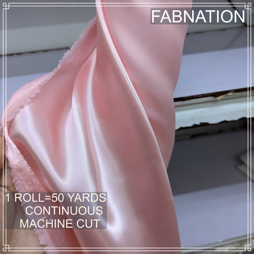 SOFT SATIN FABRIC PER ROLL 50 YARDS  LENGTH AND 60 INCHES FIXED WIDTH BY FABNATION