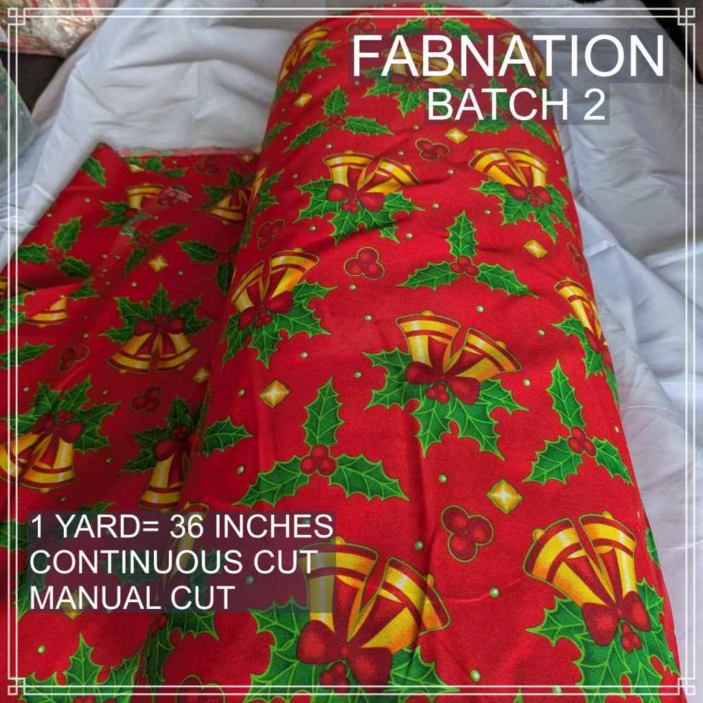 PREMIUM GEENA FABRIC PER YARD DIY FABRIC [35/35.5" LENGTH & 60" FIXED WIDTH] BATCH 2