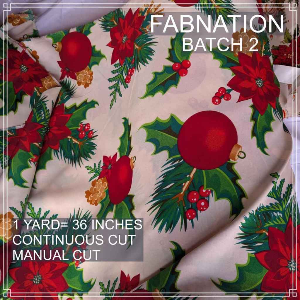 PREMIUM GEENA FABRIC PER YARD DIY FABRIC [35/35.5" LENGTH & 60" FIXED WIDTH] BATCH 2